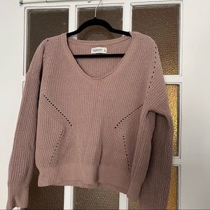 Abercrombie Dusty Pink Sweater - LIKE NEW